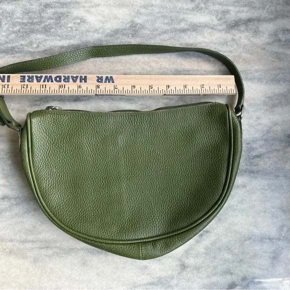 Furla green leather shoulder bag - Picture 3 of 7